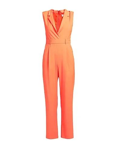 Orange Cool wool Jumpsuit/one piece