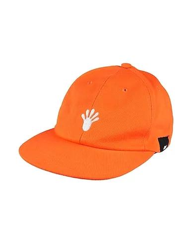 Orange Cotton twill Hat