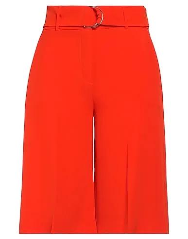 Orange Crêpe Shorts & Bermuda