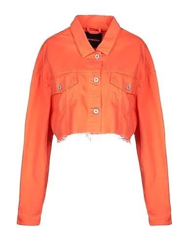 Orange Denim Denim jacket