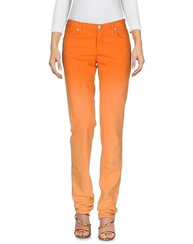 Orange Denim Denim pants