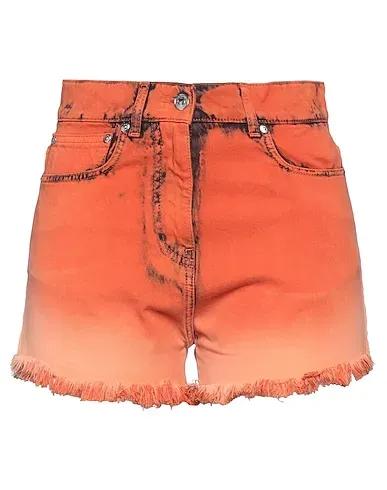Orange Denim Denim shorts