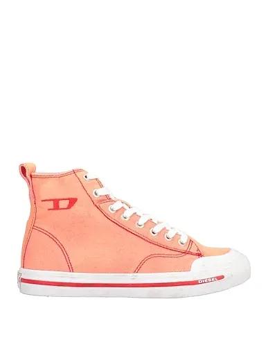 Orange Denim Sneakers