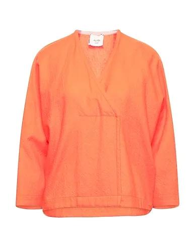 Orange Flannel Blouse