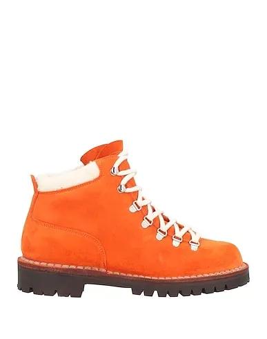 Orange Flannel Boots