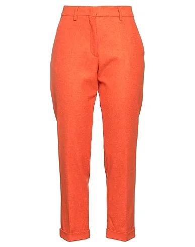 Orange Flannel Casual pants