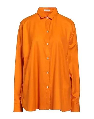 Orange Flannel Solid color shirts & blouses
