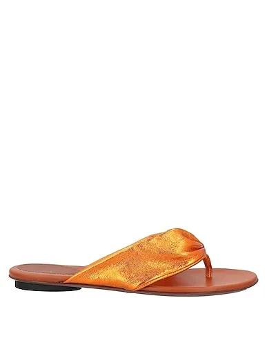 Orange Flip flops