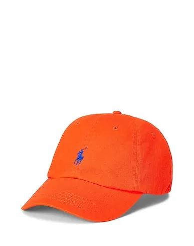Orange Gabardine Hat COTTON CHINO BALL CAP
