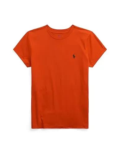 Orange Jersey Basic T-shirt COTTON CREWNECK TEE
