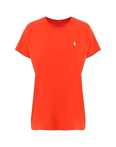 Orange Jersey Basic T-shirt COTTON JERSEY CREWNECK TEE