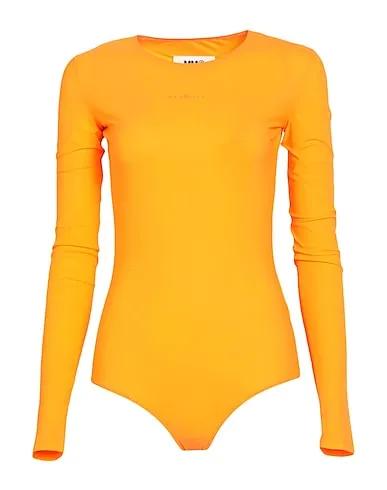 Orange Jersey Bodysuit