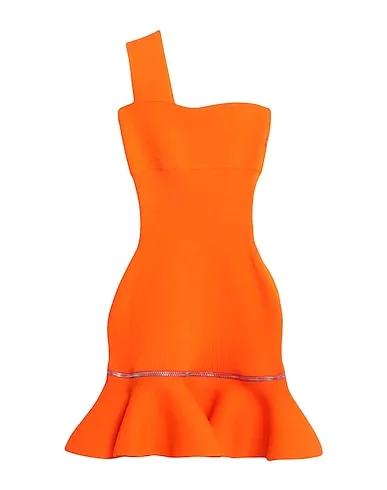 Orange Jersey Elegant dress