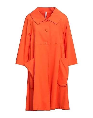 Orange Jersey Full-length jacket