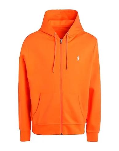 Orange Jersey Hooded sweatshirt