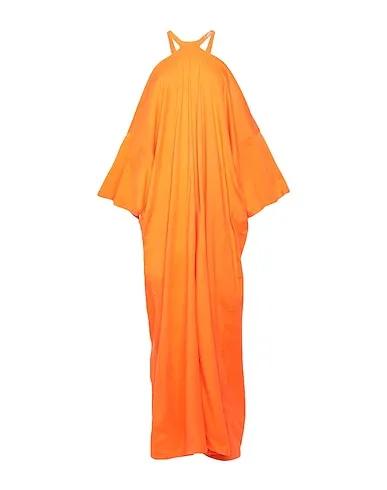 Orange Jersey Midi dress