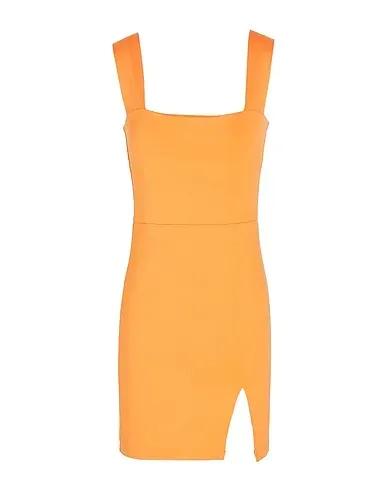 Orange Jersey Short dress JERSEY SQUARE-NECK MINI DRESS
