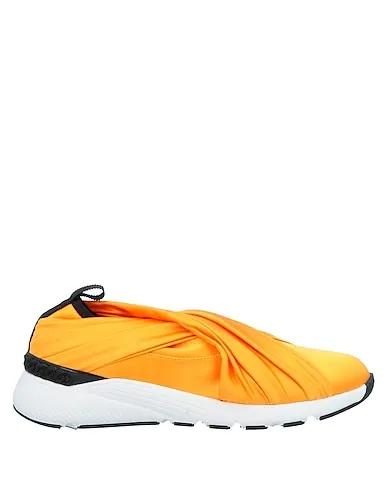 Orange Jersey Sneakers