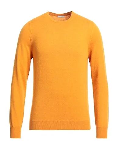 Orange Knitted Cashmere blend