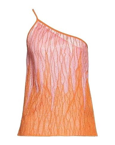 Orange Knitted Evening top