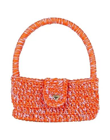 Orange Knitted Handbag