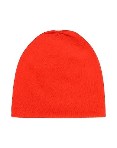 Orange Knitted Hat FINE PLAIN HAT
