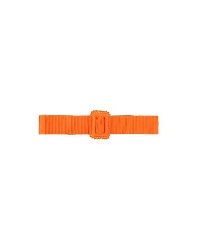 Orange Knitted High-waist belt