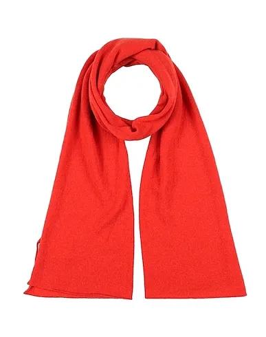 Orange Knitted Scarves and foulards