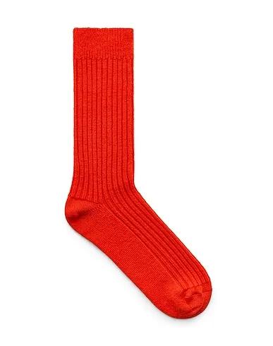 Orange Knitted Short socks