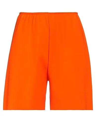 Orange Knitted Shorts & Bermuda