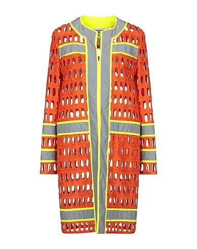 Orange Lace Full-length jacket
