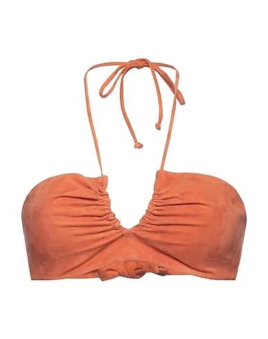 Orange Leather Bikini