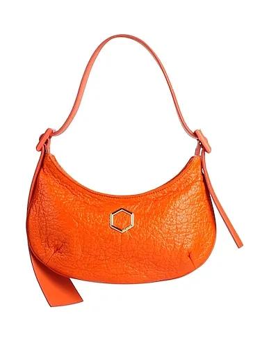 Orange Leather Handbag