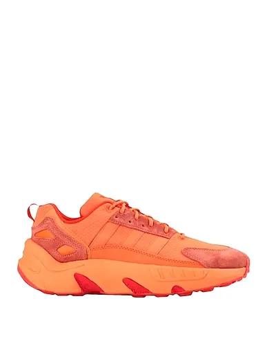 Orange Leather Sneakers ZX 22 BOOST
