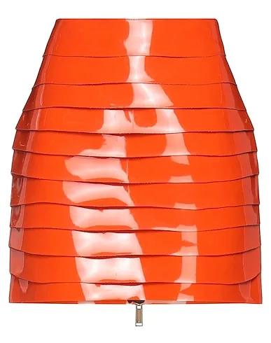 Orange Mini skirt