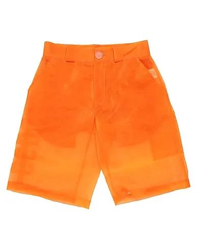 Orange Organza Shorts & Bermuda