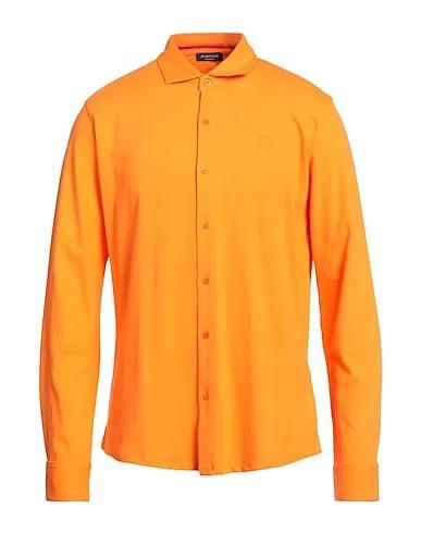 Orange Piqué Solid color shirt