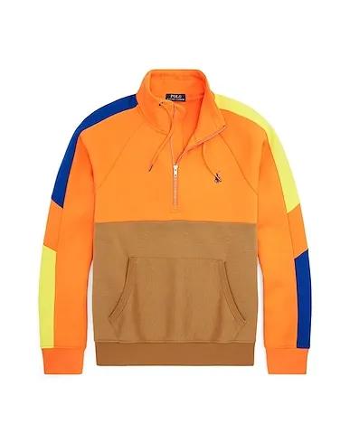 Orange Piqué Sweatshirt