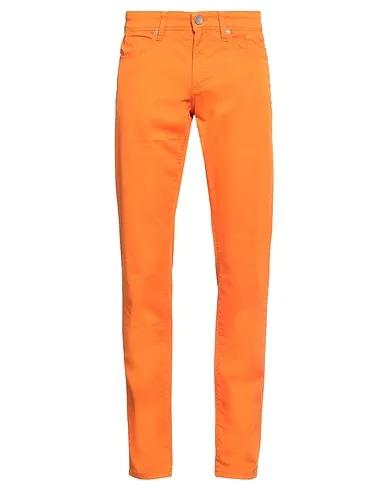Orange Plain weave 5-pocket