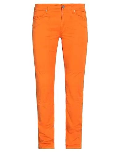 Orange Plain weave 5-pocket