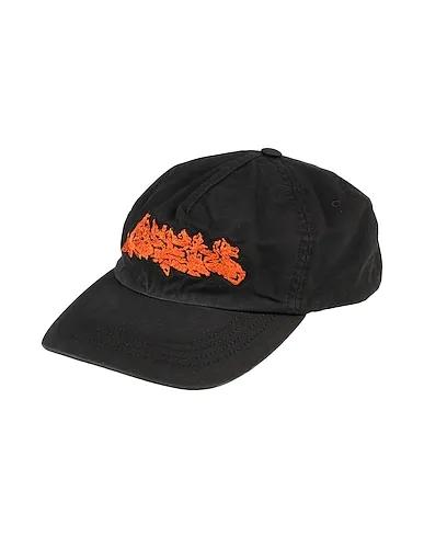 Orange Plain weave Hat