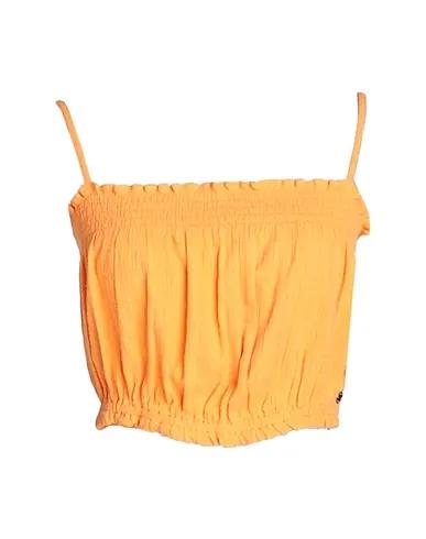 Orange Plain weave RX Top Bikini Vibes
