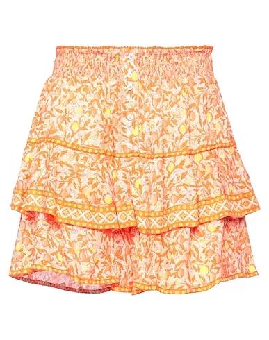 Orange Plain weave Shorts & Bermuda
