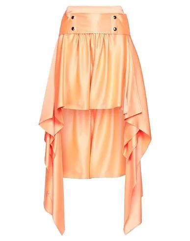 Orange Satin Mini skirt