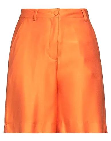 Orange Satin Shorts & Bermuda