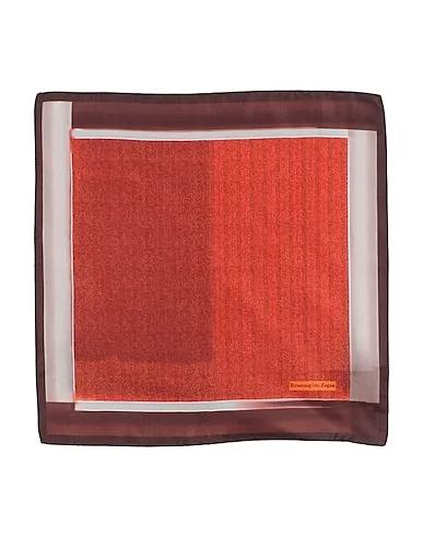 Orange Silk shantung Scarves and foulards
