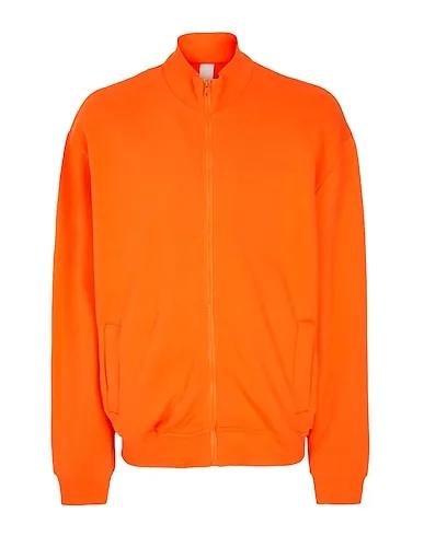 Orange Sweatshirt ORGANIC COTTON ZIP-UP TRUCK JACKET
