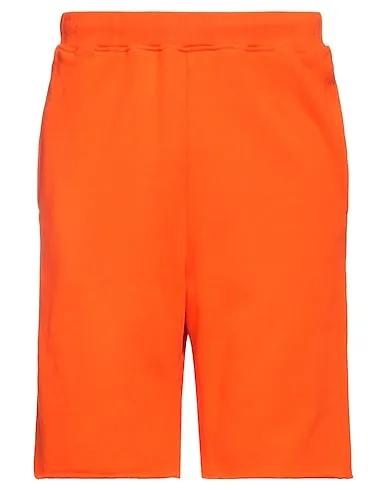 Orange Sweatshirt Shorts & Bermuda