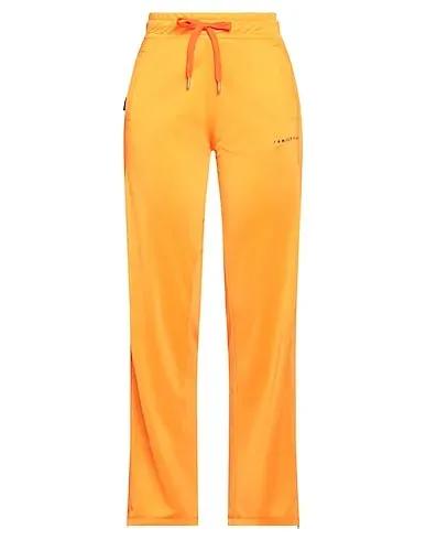 Orange Synthetic fabric Casual pants
