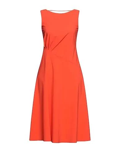 Orange Synthetic fabric Midi dress